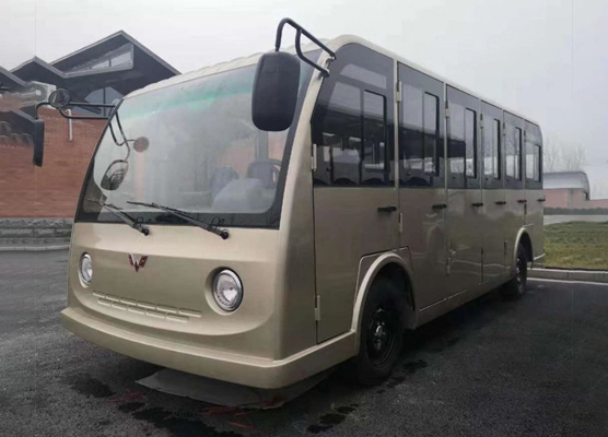 燃油封閉式觀光車 14-23座定制